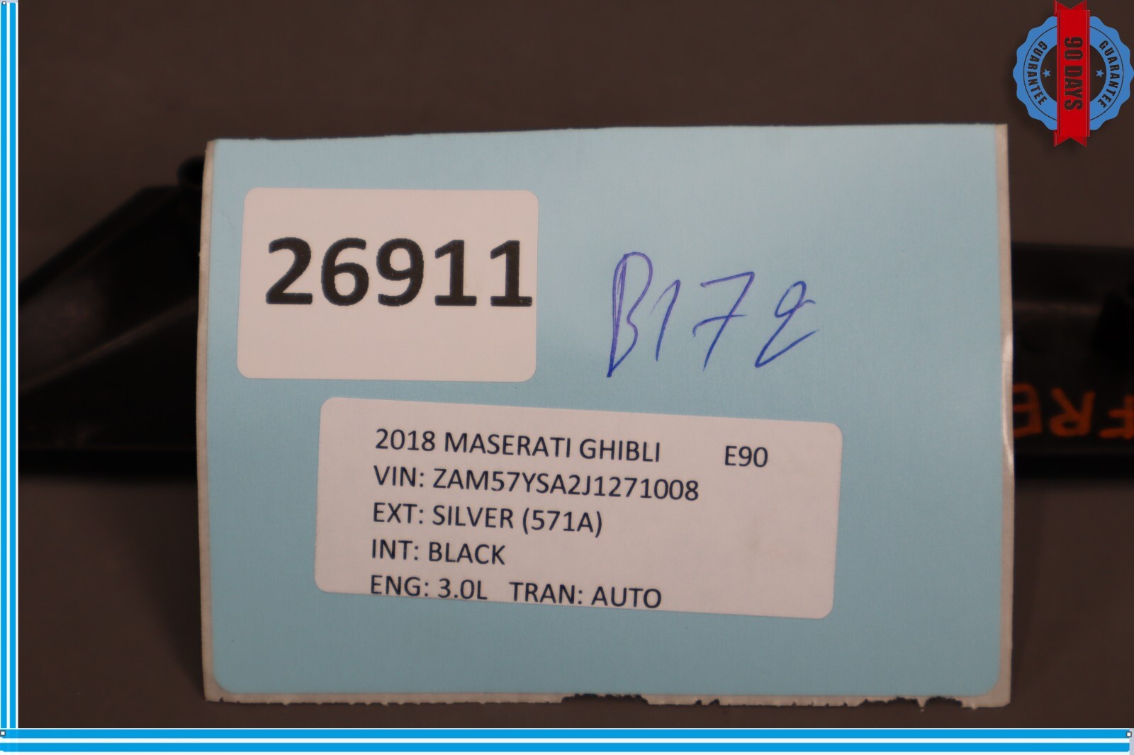 Maserati Ghibli 2014-2019 Front Right Interior trim cover