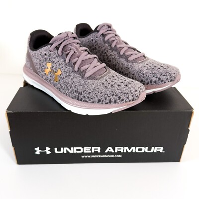 Under Armour Women's CHARGED IMPULSE KNIT Running Shoes Violet - Sizes 5 - 7.5