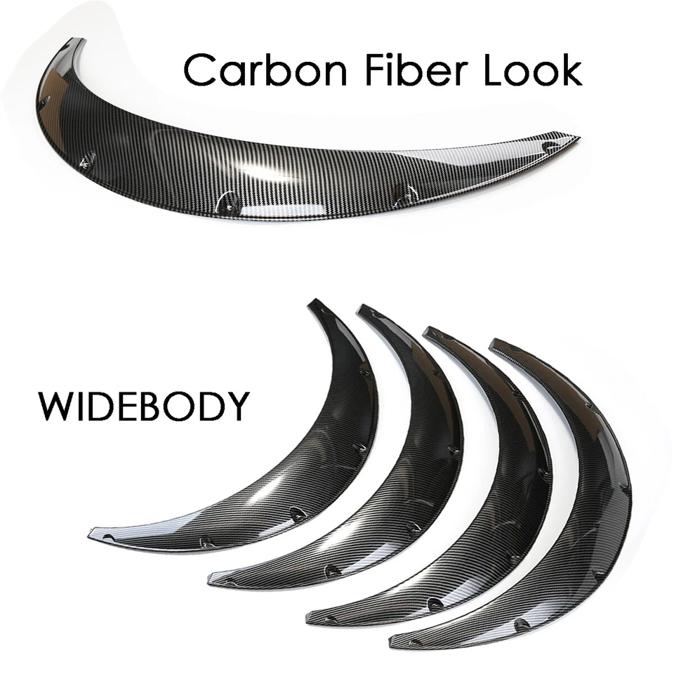 Kit de carrocería extra ancha de rueda con llamaradas de guardabarros de carbono de 35" para Honda Prelucde Foto 3 de 4