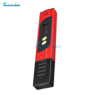 Pocket LCD Digital PH Meter Tester Pen Hydroponics Aquarium Pool Water Measure