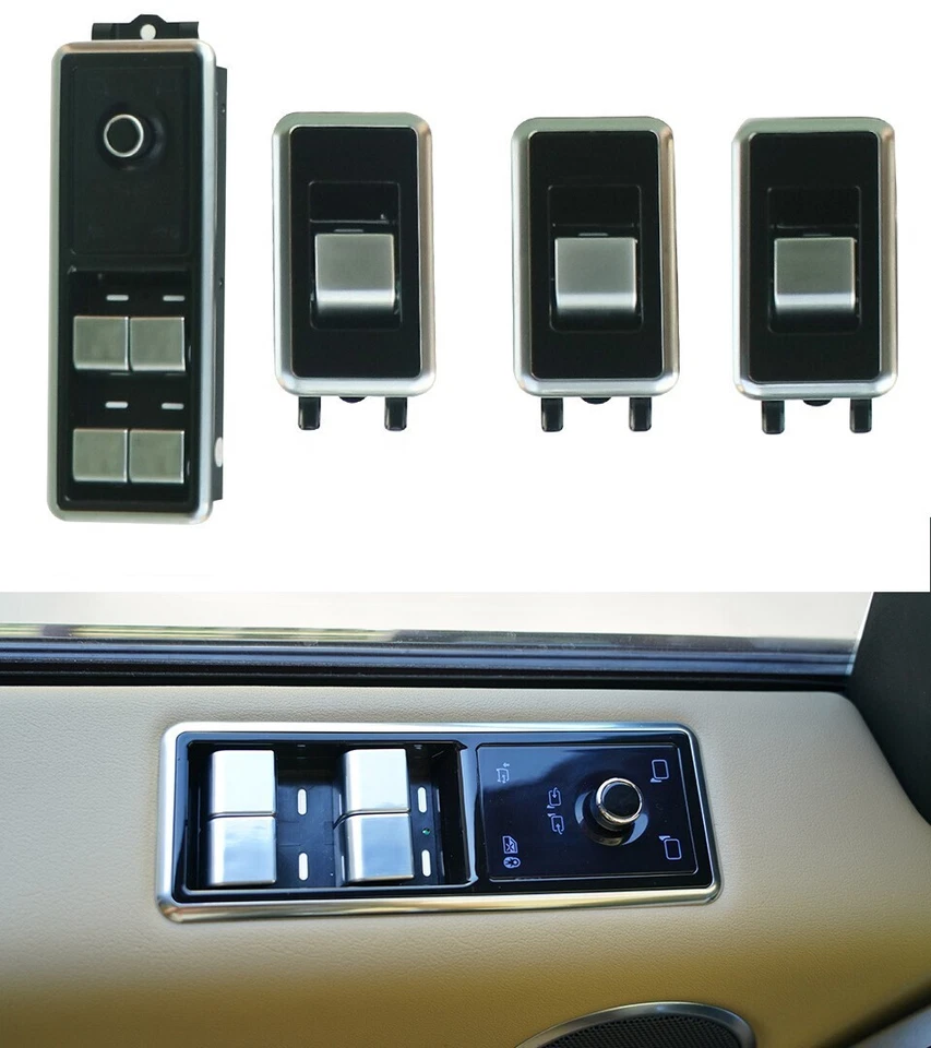 Kit de reacondicionamiento de interruptor digital de ventana de coche para Land Rover Range Rover L405 2013-2017 Foto 3 de 4