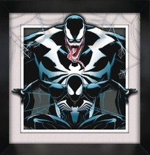 MARVEL SPIDER-MAN VENOM SYMBIOTE 13" x 13" Plexi Framed 3-D Poster Picture
