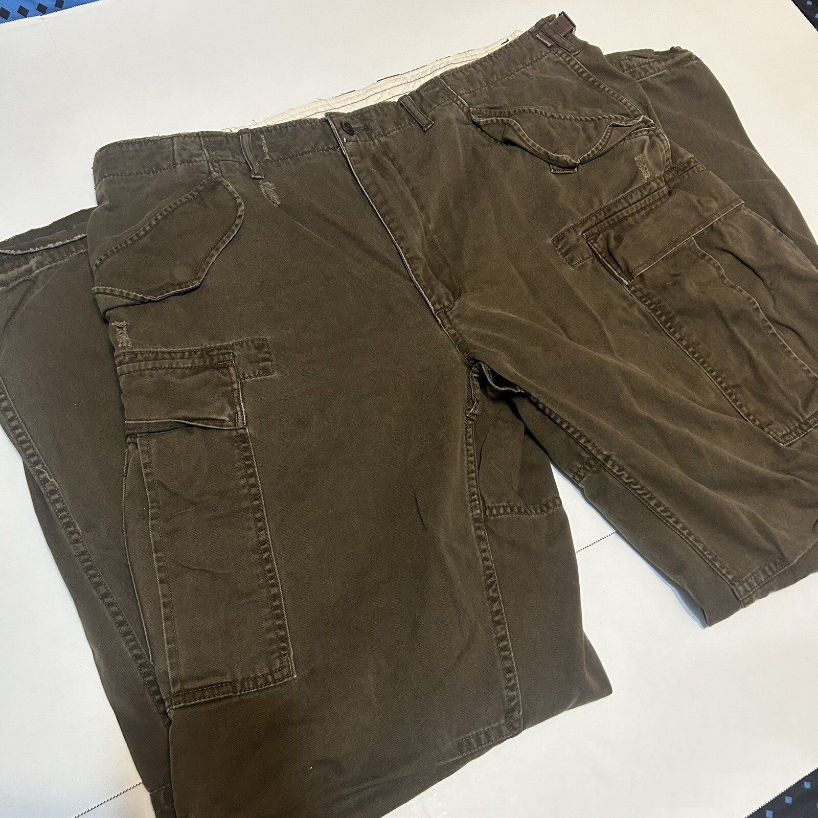 Polo Ralph Lauren Paratrooper Brown Cargo Pants Gem