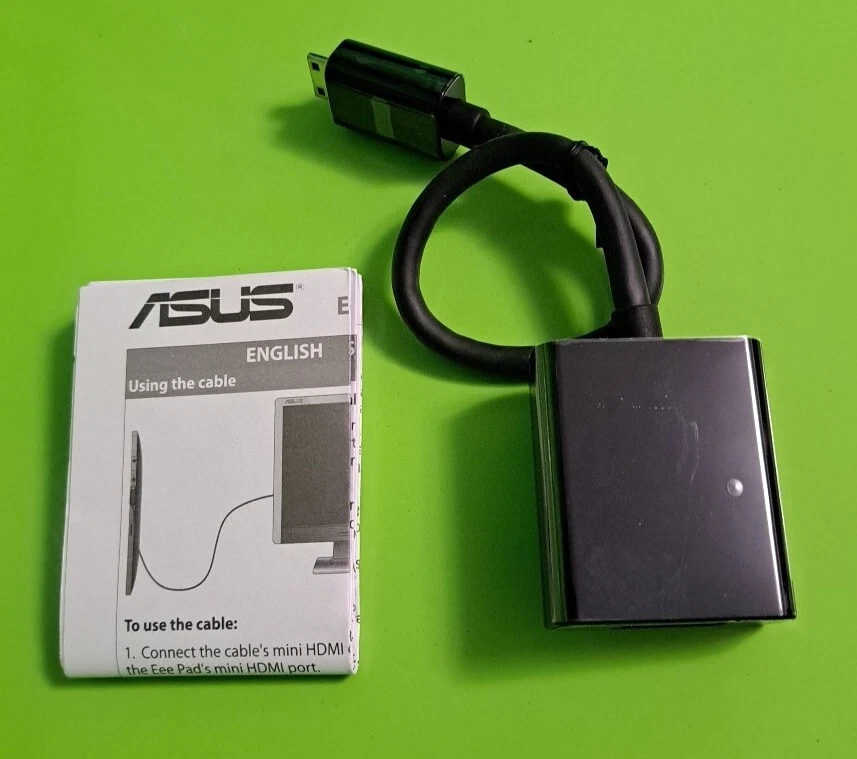 ASUS Genuine HDMI Male to VGA Female Video Cable Converter Adapter. #C242 - Image 4 of 4