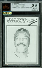 1977 TOPPS LOA #547 WILLIE McCOVEY HOF PROOF BGS 8.5 MAC SOLO FINEST $750 CARD *