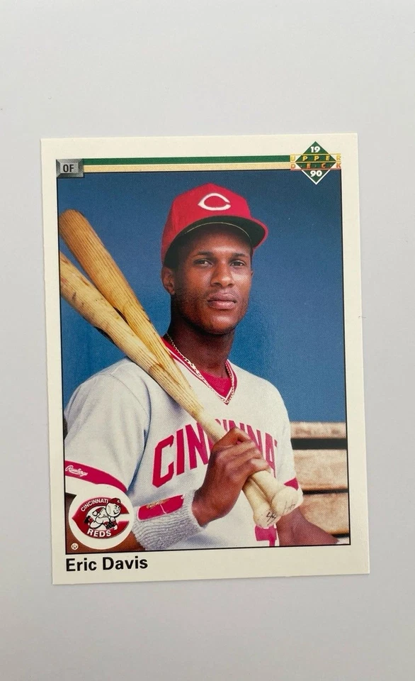 Eric Davis 1990 Upper Deck #116 Baseball Card - Image 2 of 3