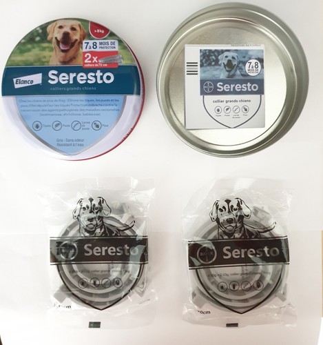 2 PERROS GRANDES 8KG PULGAS GARRAPATAS LEISHMANIASIS BAYER-ELANCO |