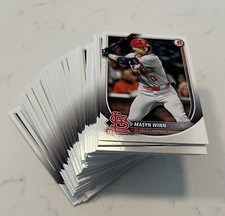 2025 Bowman Rookies And Veterans Base Paper Set #1-100! James Wood RC, Sasaki RC