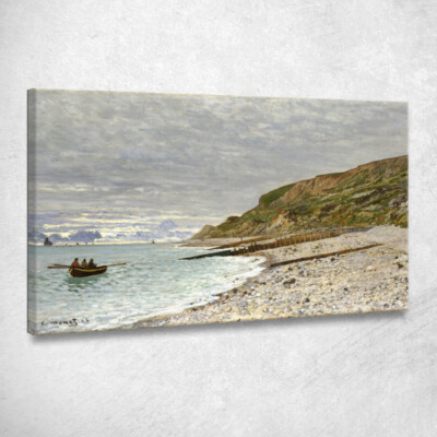 La Punta Di Heve Honfleur 1864 Claude Monet, mnt83 Gemälde auf Leinwand gedruckt
