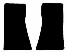 Tailored For TVR S3 1987-1991 Black Basic Car Mats Autostyle