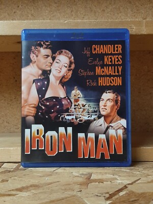 IRON MAN BLU-RAY Kino Lorber JEFF CHANDLER EVELYN KEYES ROCK HUDSON
