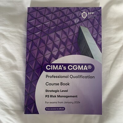 CIMA P3 Risikomanagement: Kursbuch von BPP Lernmedien NEUES BUCH
