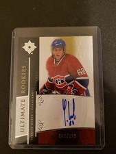 2009 Ultimate Collection #113 Rookies Yannick Weber Canadiens Auto Card 103/299