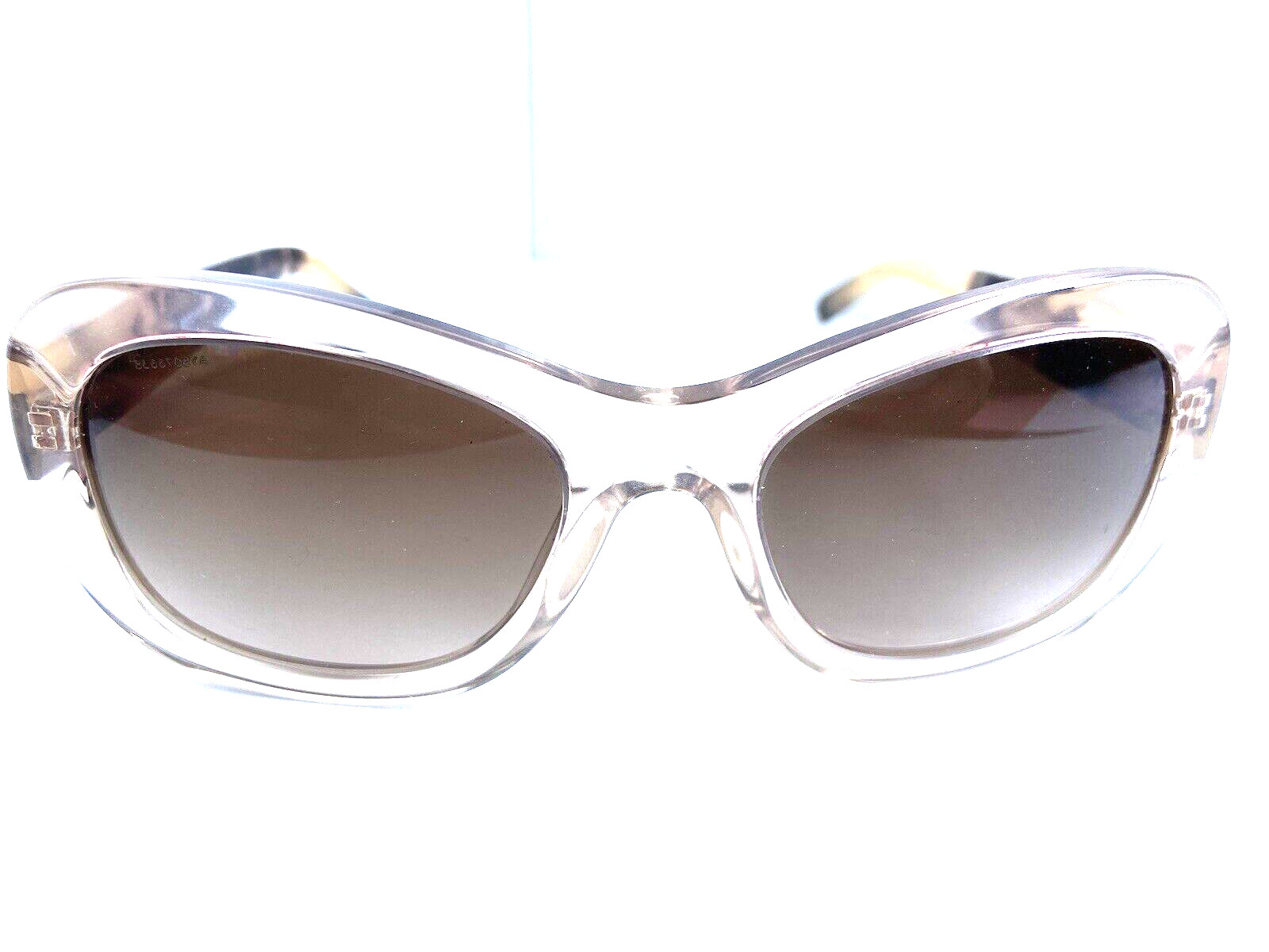 Authentic Burberry Oversized Clear Brown 54mm Gra… - image 10