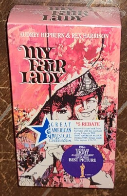 My Fair Lady (2-VHS, 1991, 20th Century Fox) Audrey Hepburn/Rex Harrison!