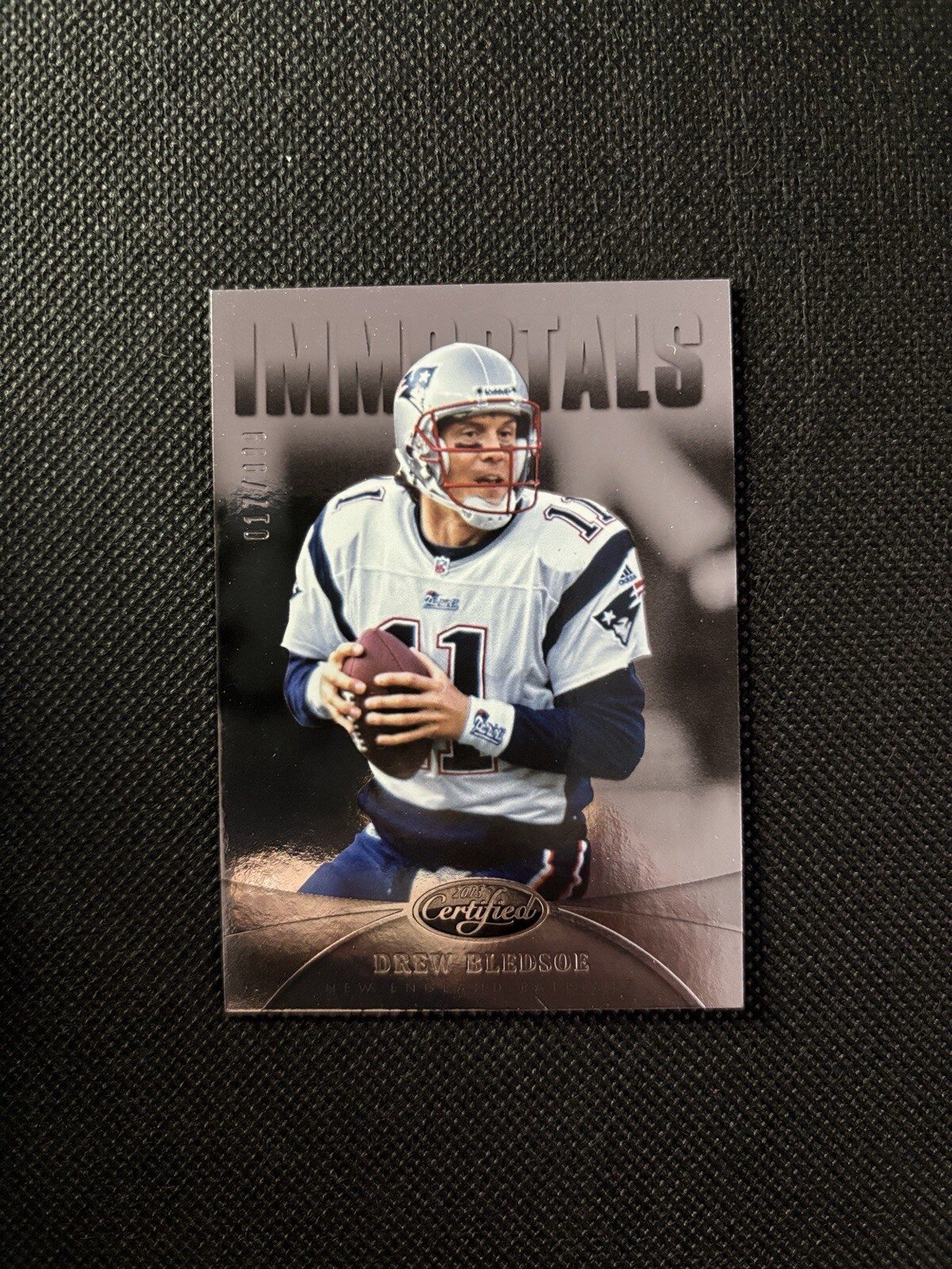 2013 Panini Certified Immortals Drew Bledsoe /999 Patriots