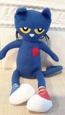 Pete the Cat Plush Animal Doll Toy Blue by James Dean 1999-2010 Pre-owned