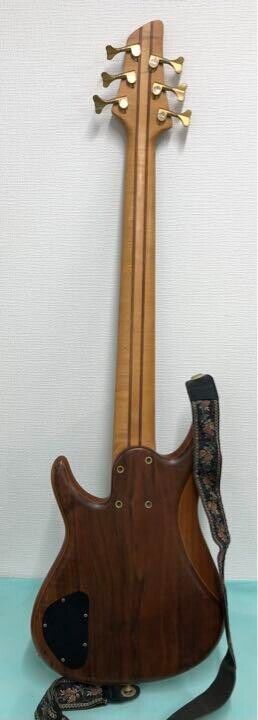 Moon MBC-6 6-string Electric Bass Guitar Brown With Original Moon MBC-6 6-string Electric Bass Guitar Brown With Original