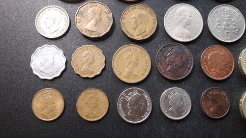 Lotto di 120 Monete - Regno Unito & Commonwealth - Foto 11 di 22