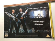 MEN IN BLACK (1997) Tommy Lee Jones Will Smith movie Poster DVD Release