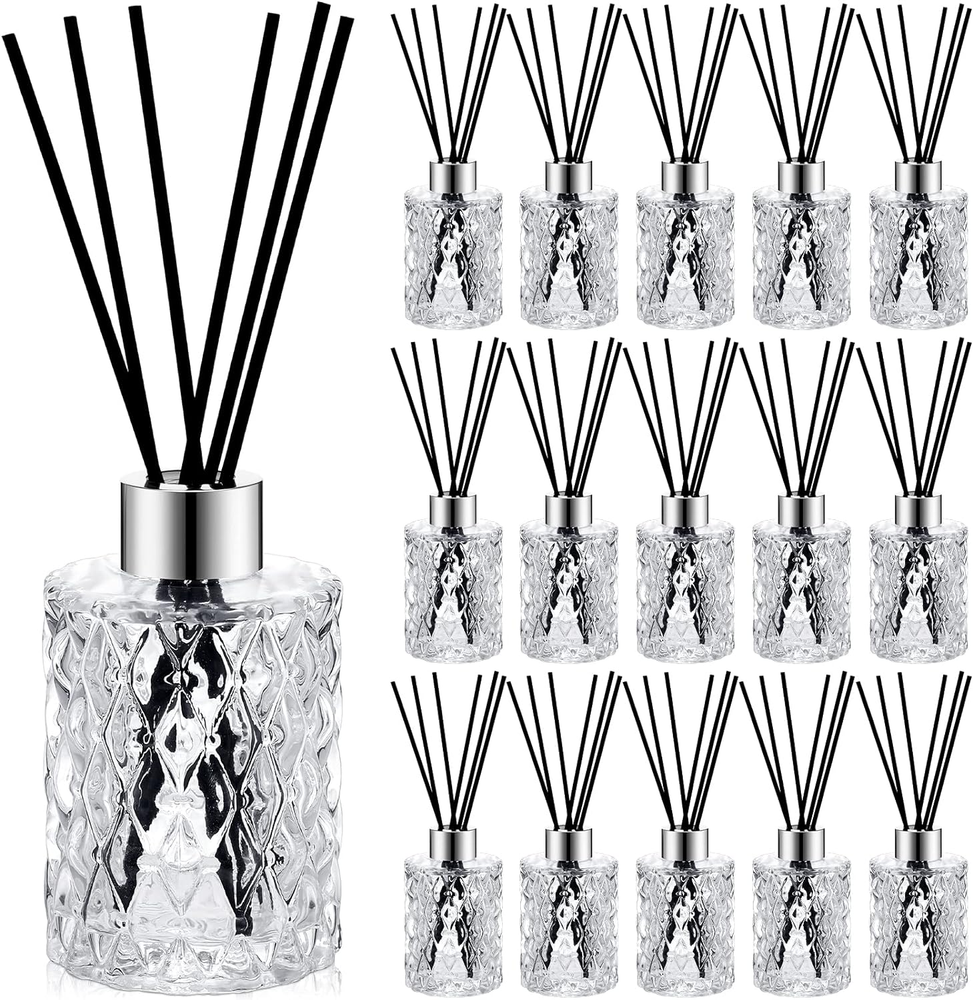 16 Set Reed Diffuser Bottle Empty Glass Diffuser Reed Diffuser Bottles Diffuser 16 Set Reed Diffuser Bottle Empty Glass Diffuser Reed Diffuser Bottles Diffuser