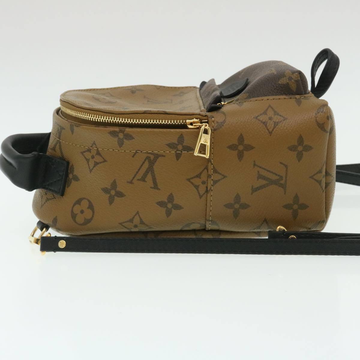 LOUIS VUITTON Monogram Reverse Palm Springs Mini Backpack M44872 LV Auth 25969A s l1200