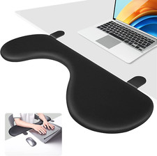 Adjustable Desk Arm Rest Extender with Rotating Mouse Pad Holder