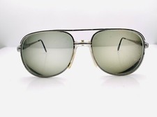 Vintage Lens Crafters Gunmetal Pilot Sunglasses FRAMES ONLY France