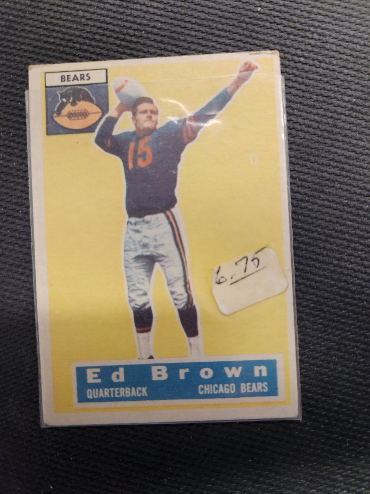 1956 Topps Football Ed Brown #23