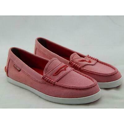 red Canvas Casual Loafers 6m 