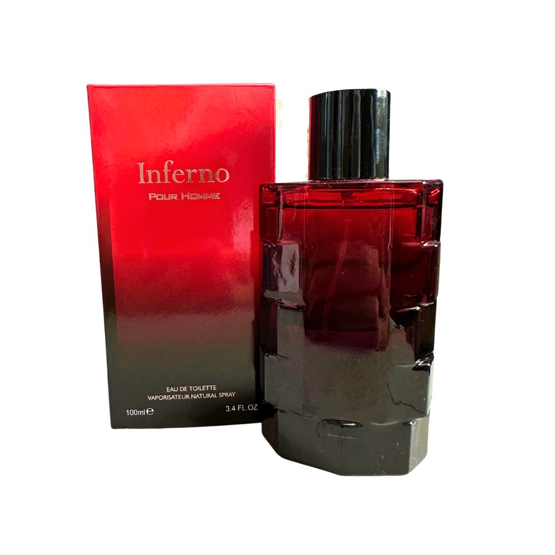 Inferno Mens Aftershave Eau De Toilette 100ML Creative Colours FREE