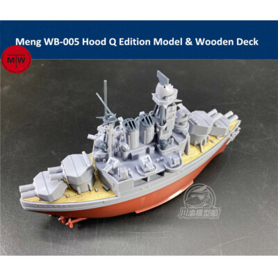 Meng WB-005 Warship Builder Hood Q Edition Assembly Model Kit & Wooden Deck