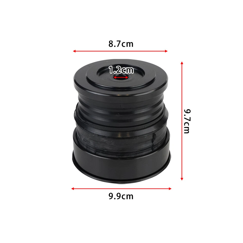 8Pcs Silicone Body Mount Bushing Kit for Ford F250 F350 Crew Cab 2008-2016 Black - Image 2 of 4