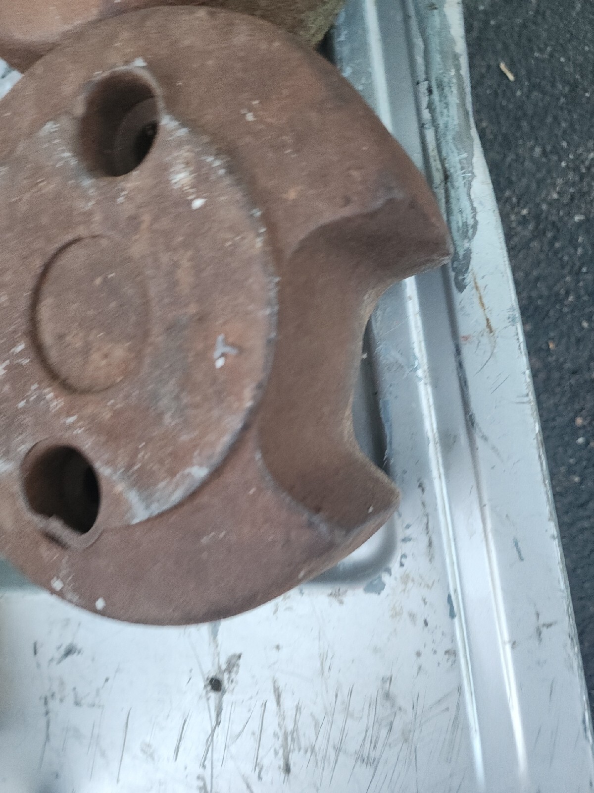 VINTAGE JOHN DEERE LAWN MOWER, GARDEN TRACTOR FRONT WHEEL WEIGHTS PAIR