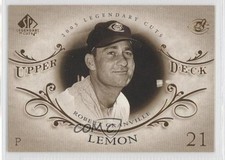 2005 SP Legendary Cuts Bob Lemon #7 HOF 0a1