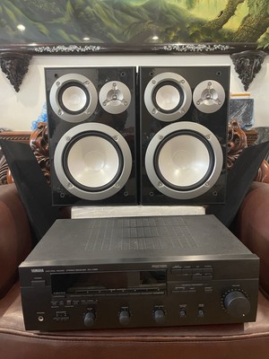 Yamaha Pair NS-6490 Speakers & RX-V390 Receiver + Remote & YST