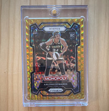 Panini 2024 Prizm Monopoly Aaliyah Edwards Gold Prizm #13 /49 Mystics