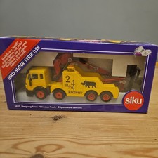 SIKU 3432 Mercedes Benz Wrecker Truck 24 Hour Recovery 1/55 new in box Spec Lift
