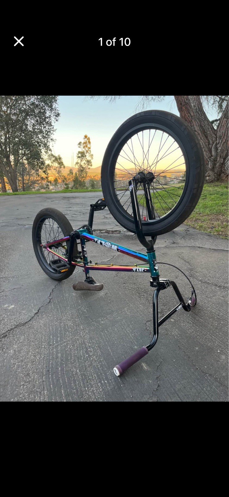 JET Wolf BMX Bike 20" Rainbow/Black, 1 Speed, Caliper Brakes, BMX Bar