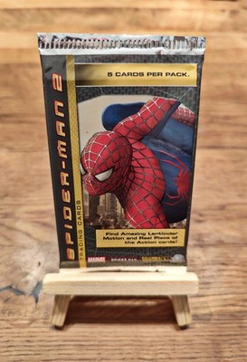 Spiderman 2 Movie Trading Card Plastic 2004 Marvel Selten Vintage Rare Karten 