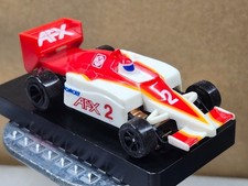 AFX 2 INDY CAR WITH NEW BULL DOG TURBO HO SLOT CAR CHASSIS