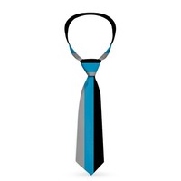 Necktie Standard - Stripes Black/Turquoise/Gray (Us Import) ACC NEU