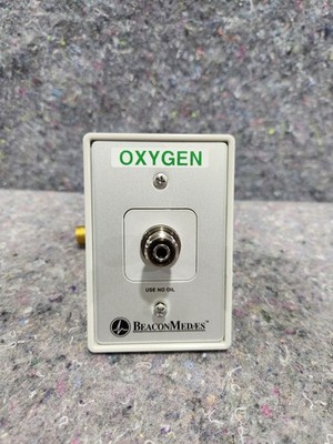 Beacon Medaes Oxygen Latch Valve Outlet Complete w/DISS 90° Console Rough-In
