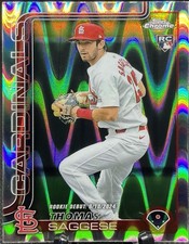 Thomas Saggese (RC) #USC157	RayWave Refractor w/Base Card