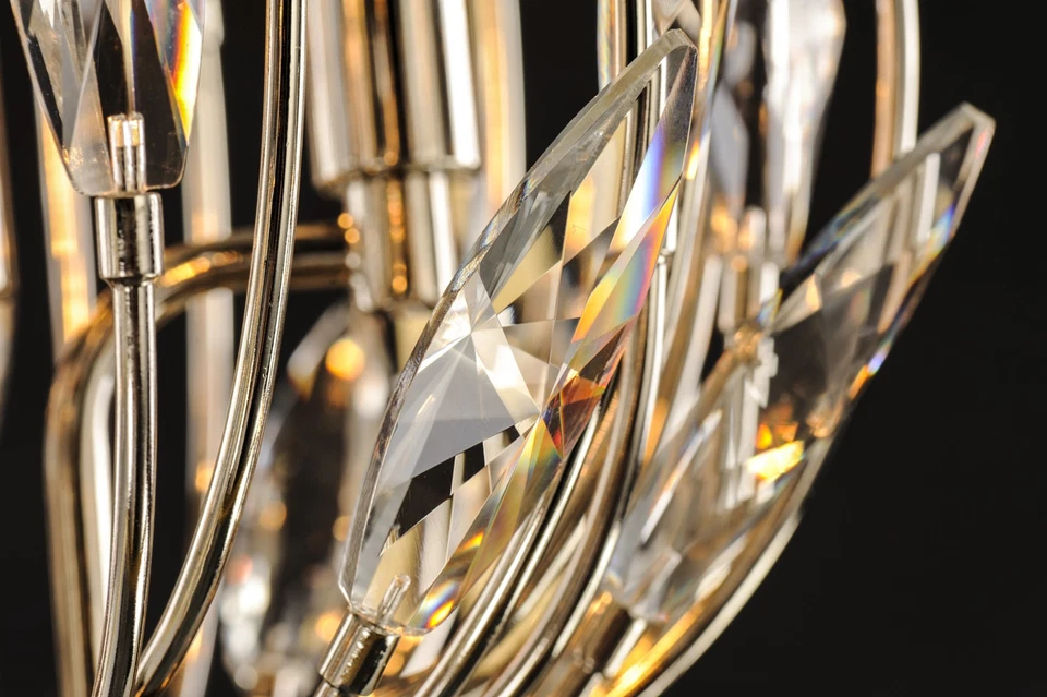 Araña vela cónica Maxim 32406BC ramo 6 luces 25" W - níquel pulido / Foto 4 de 4