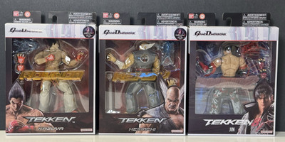 Game Dimensions Tekken 7 & 8 Mishima 3-Pack: KAZUYA, HEIHACHI, & JIN KAZAMA NIB