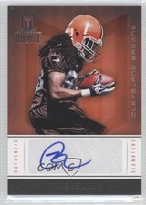 2012 Panini Momentum Rookie Signature 143/799 Travis Benjamin #196 Auto 0a6