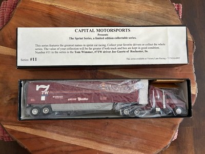 Joe Gaerte Capital Motorsports #7TW Tom Wimmer 1:64 Diecast Sprint Hauler