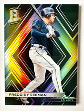 2018 Panini Spectra Freddie Freeman SILVER Prizm Card #48 Braves Star!
