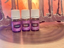 (3) Young Living Essential Oils Lavender 5 ml each. new/sealed